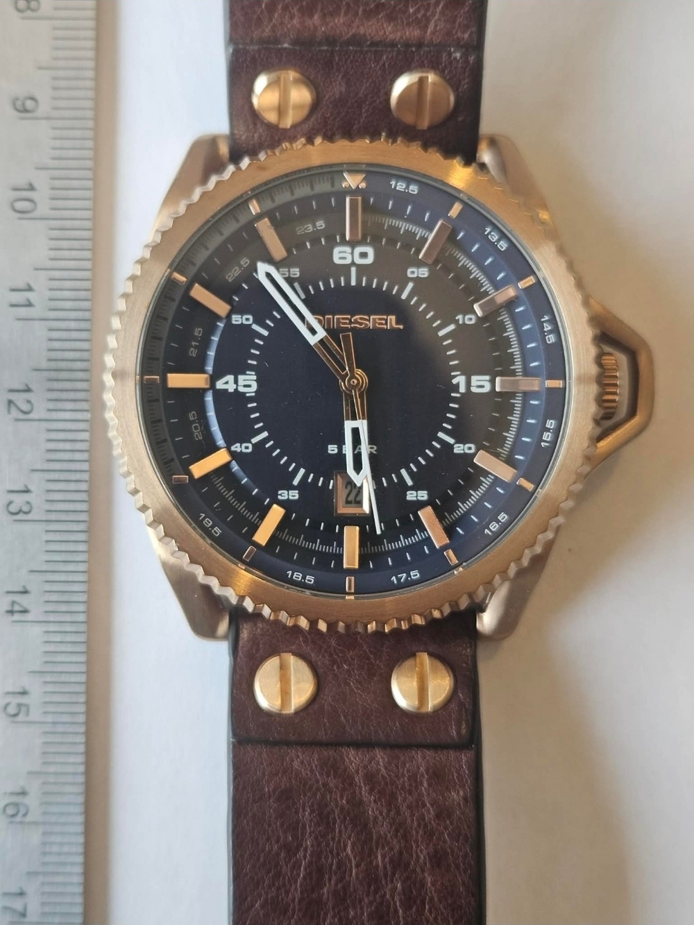 Diesel DZ1746 Blue Dial Men's Watch – Stainless Steel